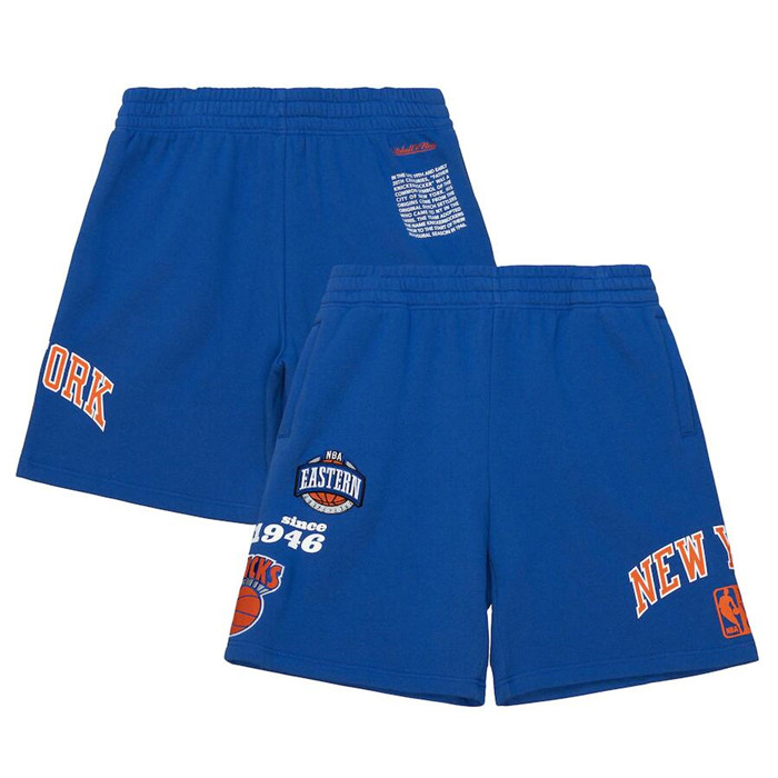Men's New York Knicks Royal Shorts 002